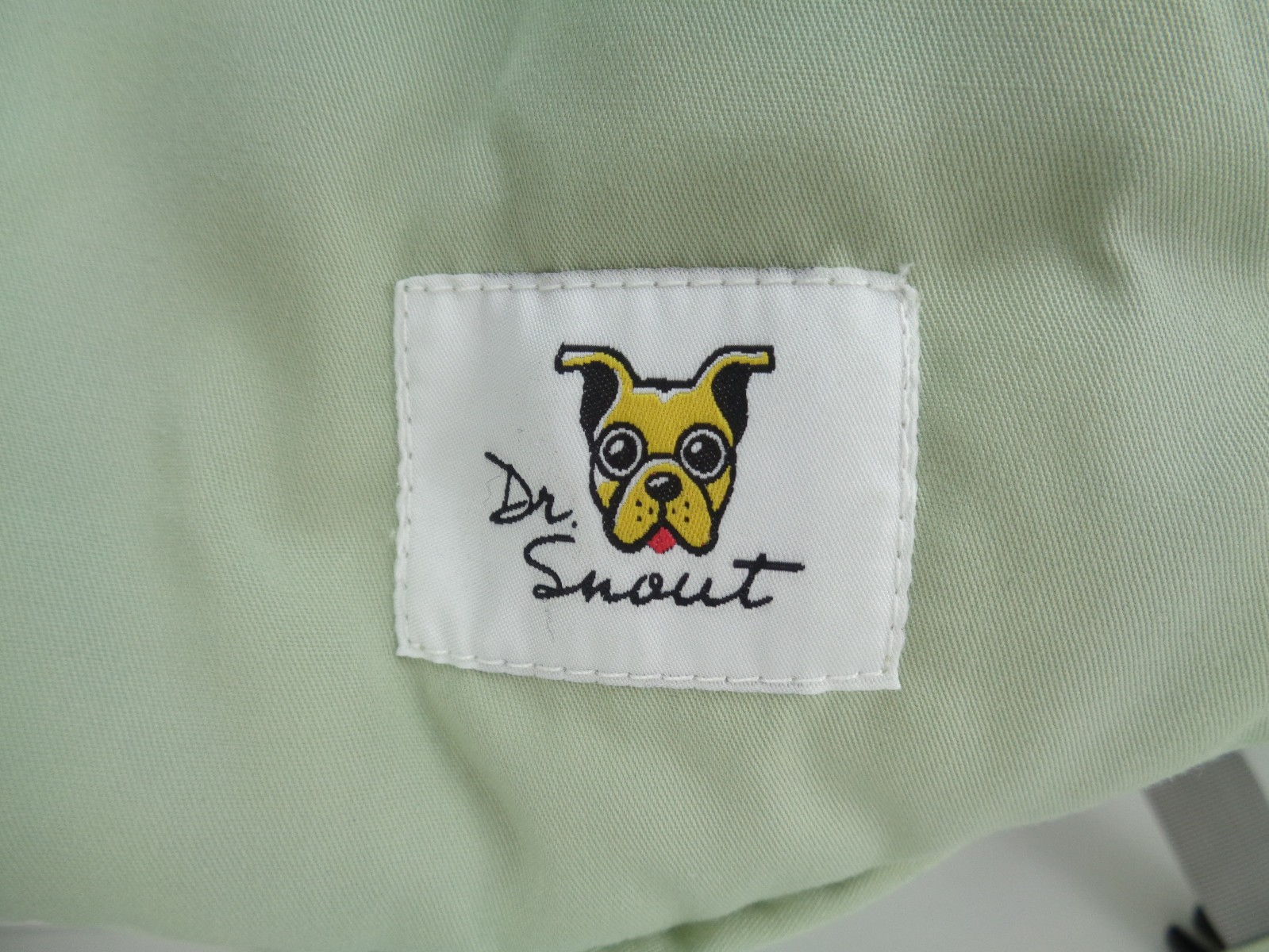 Dr. Snout Dog Sling Carrier Light Green 0-15 lb DSC001 Adjustable Front Pouch