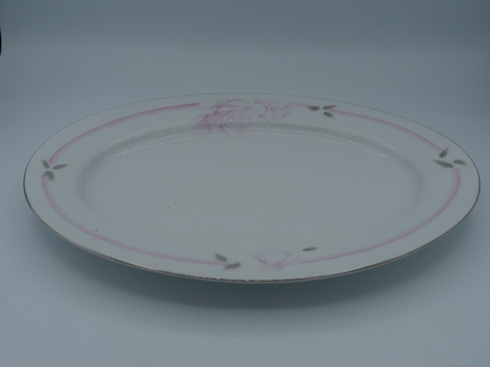 Silverie Argent Rose Serving Tray 14"