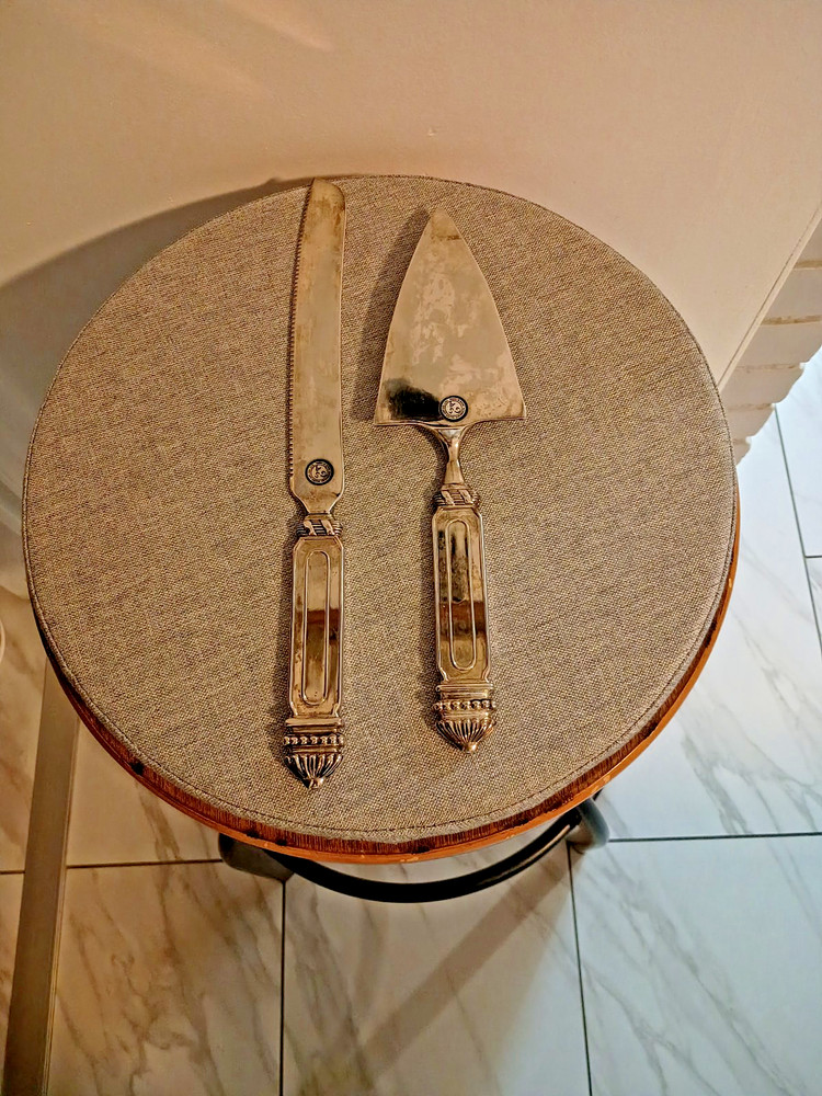 Godinger Silver-plated Cake Serving Set Knife and Server