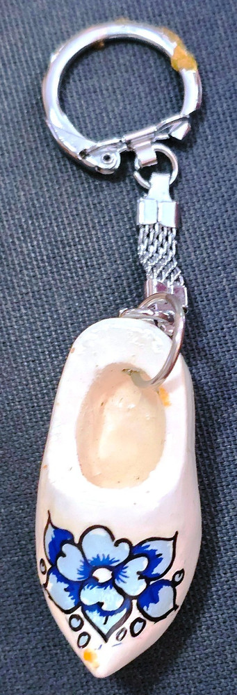 Older Mini Shoe Clog Keychain Keyring