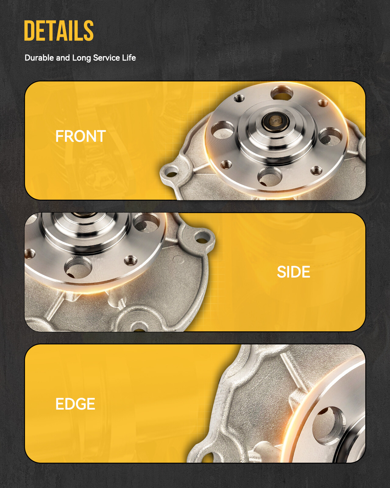 For 2011-2021 Dodge Charger Durango Jeep Grand Cherokee 5.7L V8 Water Pump