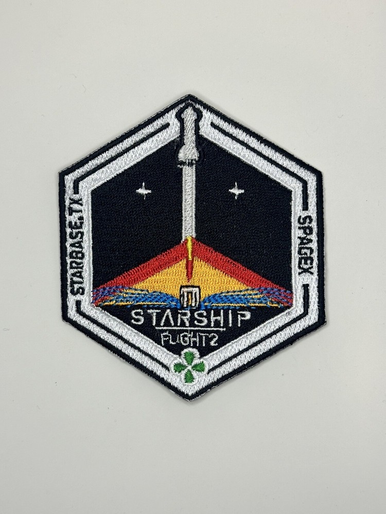 Starship Flight 2 Orbital Launch Test Flight Mission Patch 3”