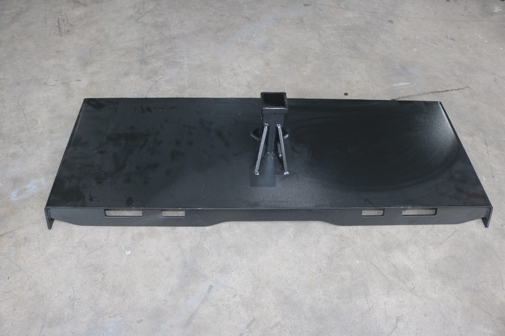 Skid Steer Trailer Receiver Mount Plate Hitch Conversion Adapter plate
