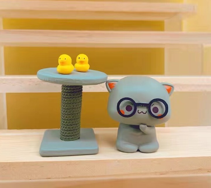 Season2 Peach and Goma MITAO-CAT Sweet Lovely Figure Art Toy Desktop Deco Gift