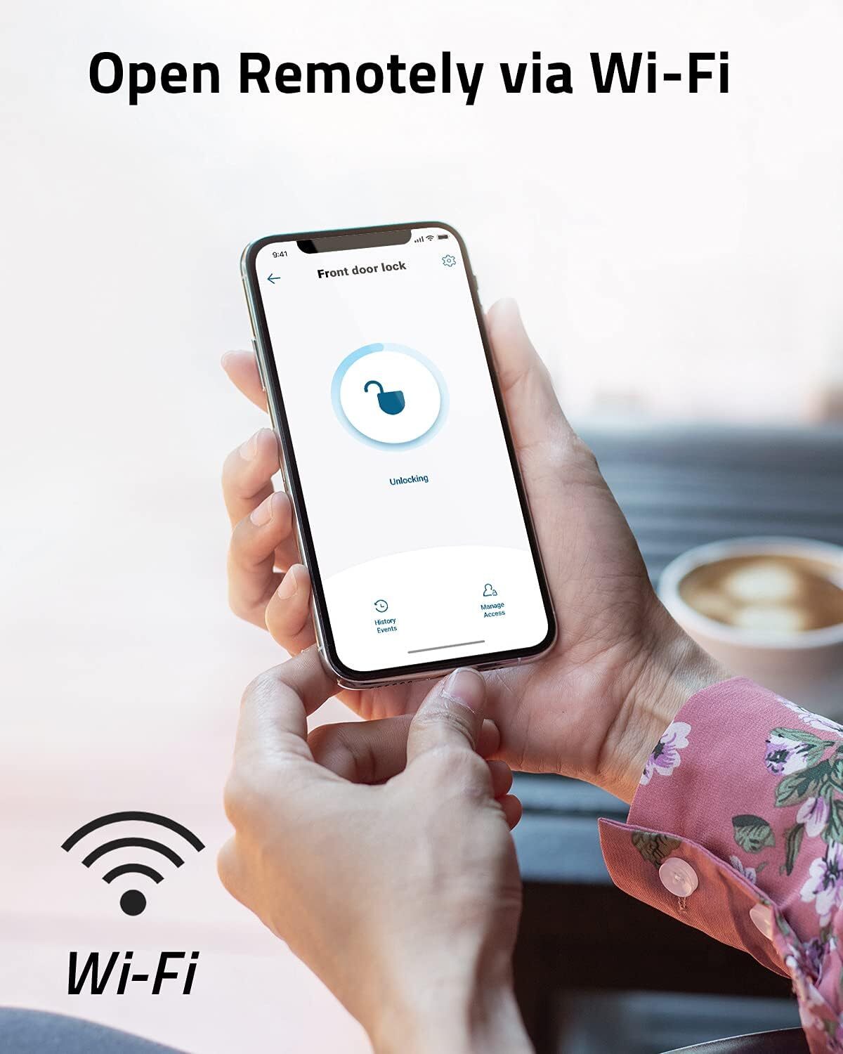 eufy Security Smart Door Lock Touch Fingerprint Keyless Deadbolt w/ Wi-Fi Bridge