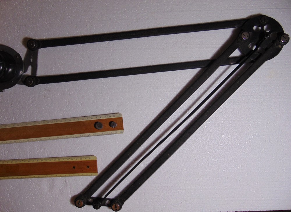 Vintage Drafting Machine Drawing Designer Engineering arms w scales