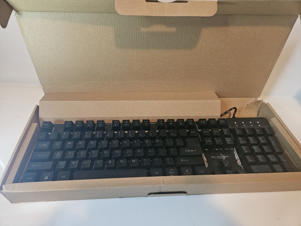 Skytech Mechanical Illuminated Gaming Keyboard K845 And Mouse