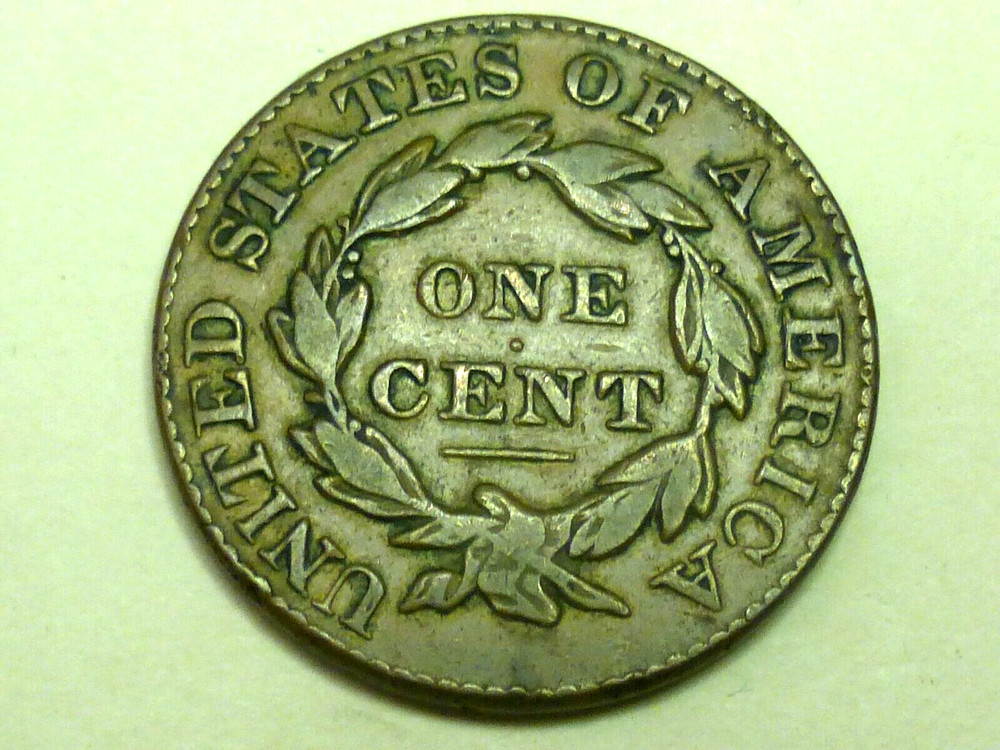 1828 LARGE CENT VF-XF