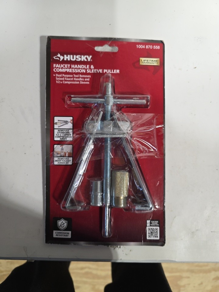 Husky Faucet Handle Compression Sleeve Puller