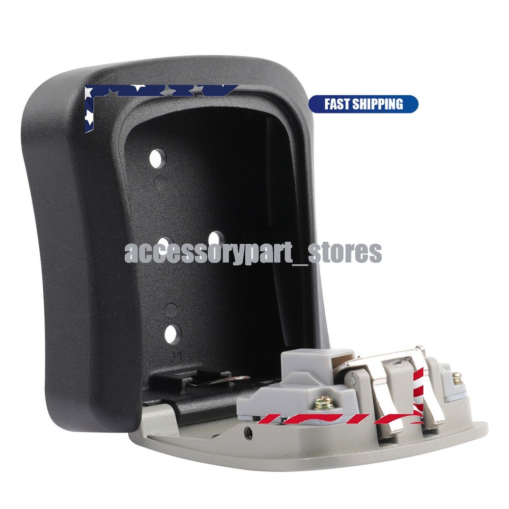 4 Digit Key Safe Lock Box Combination Security Storage Case Organizer Wall Mount