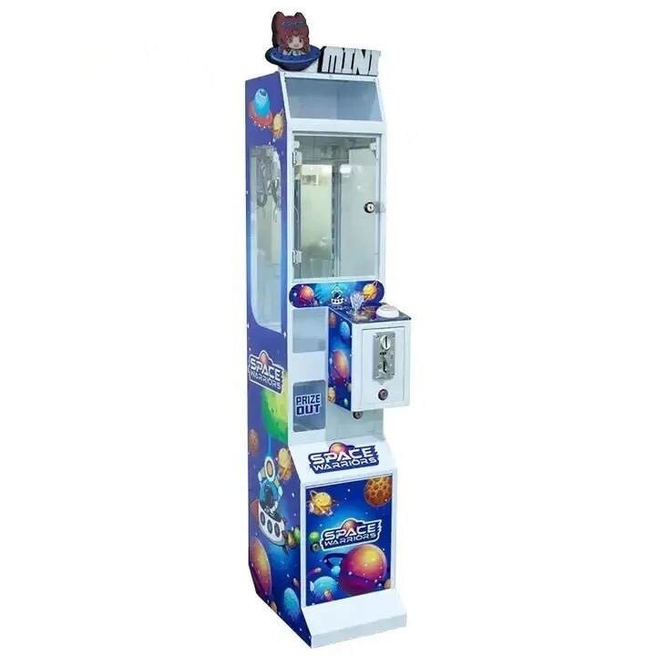 Mega Mini Claw Machine Toy Kids w/ Bill Acceptor + Card Reader Blue Arcade Game