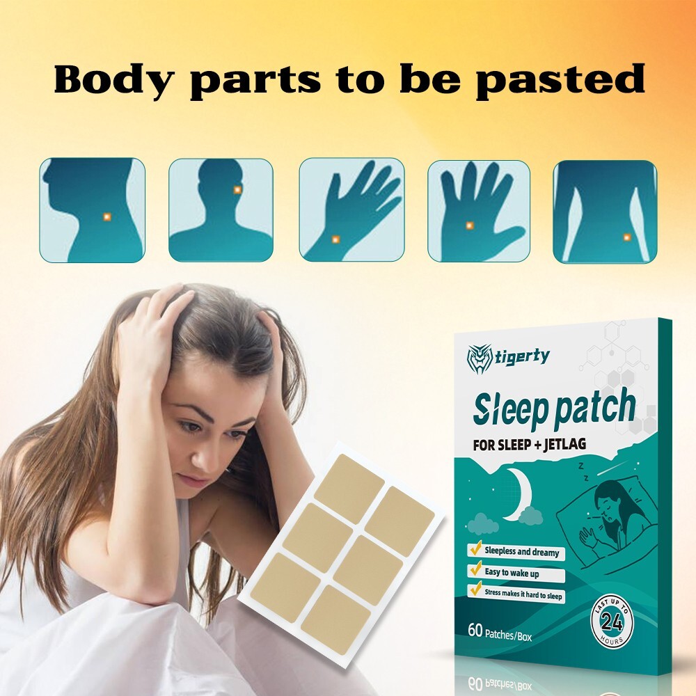 Jujuba Kernel Deep Sleep Patch Relieve Headache Natural Sleeping Aid Plaster