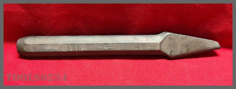 C9 1/2" X 7/8" Hex Non-Sparking Cape Chisel 9" OAL Ampco