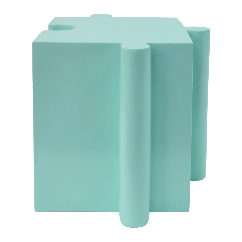 Modular MGO Puzzle Side Table, Light Green Custom Layouts Indoor Outdoor