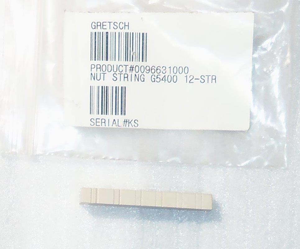 Gretsch® 12 String PreSlotted Graph Tech NuBone Nut~45mm Width-12" Radius~New OS