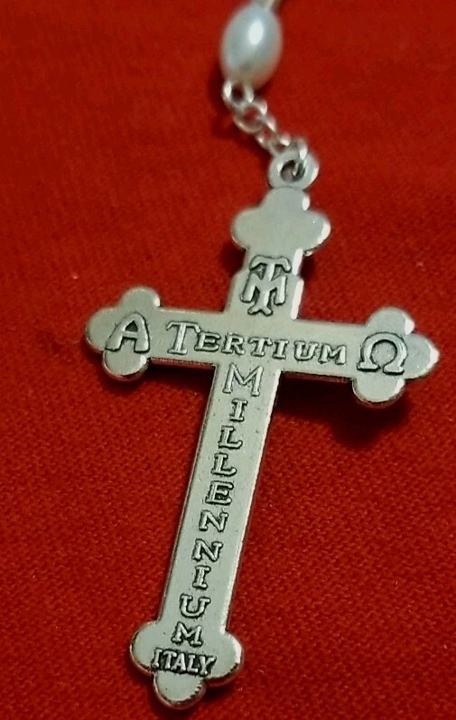 CHRISTIAN CATHOLIC ROSARY   prayer beads Crucifix From ITALY Fre Shipping