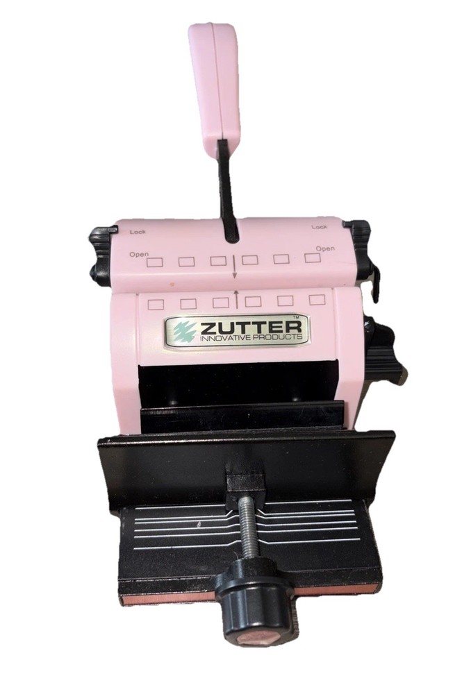 Zutter Bind-It-All V2.0 Pink Scrapbooking Binder Punch Bind Machine