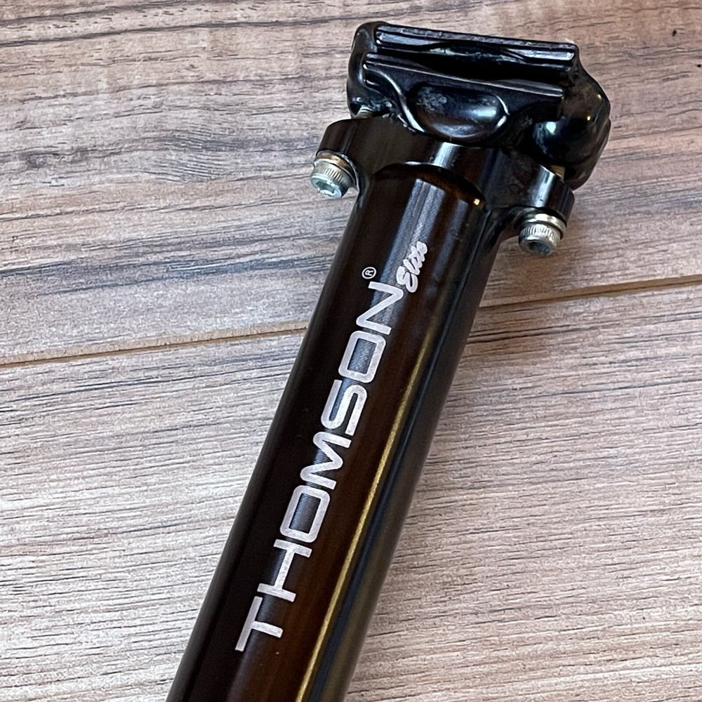 Thomson Elite Seatpost 30.9 x 367 Black SP-E128 Zero 0 Setback 