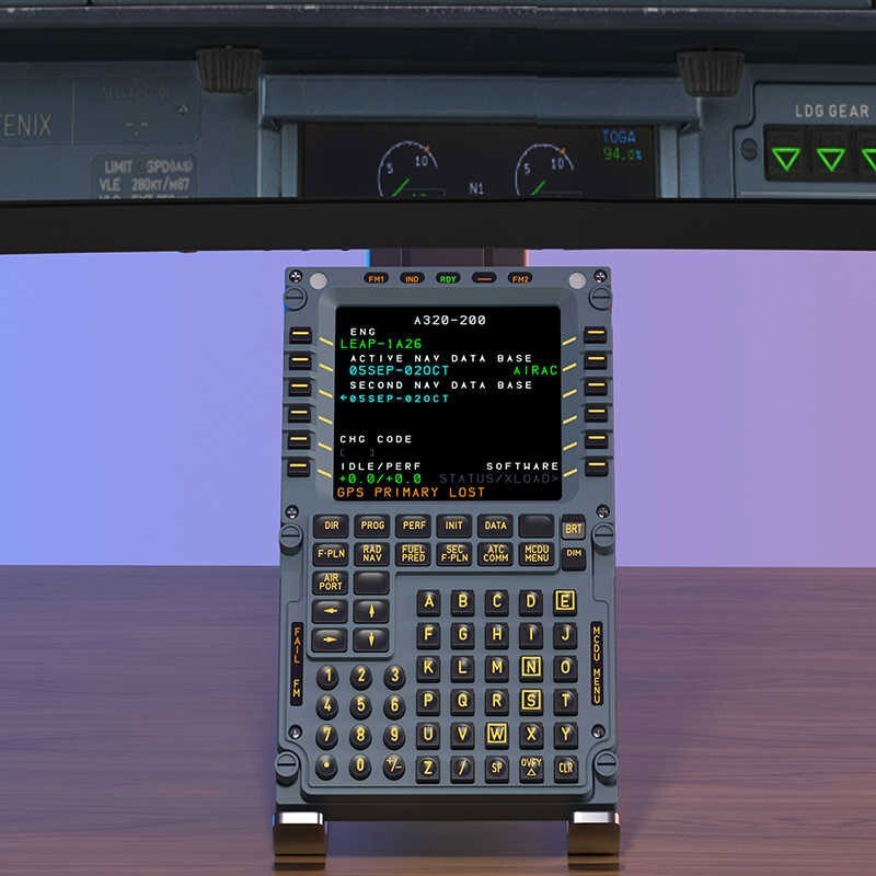 WINGFLEX A320 MCDU Flight Simulator Feature Full-Scale Simulation for XPLANE #US