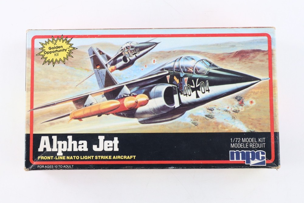 MPC 1/72 Front-Line Nato Light Strike Alpha Jet Model Kit