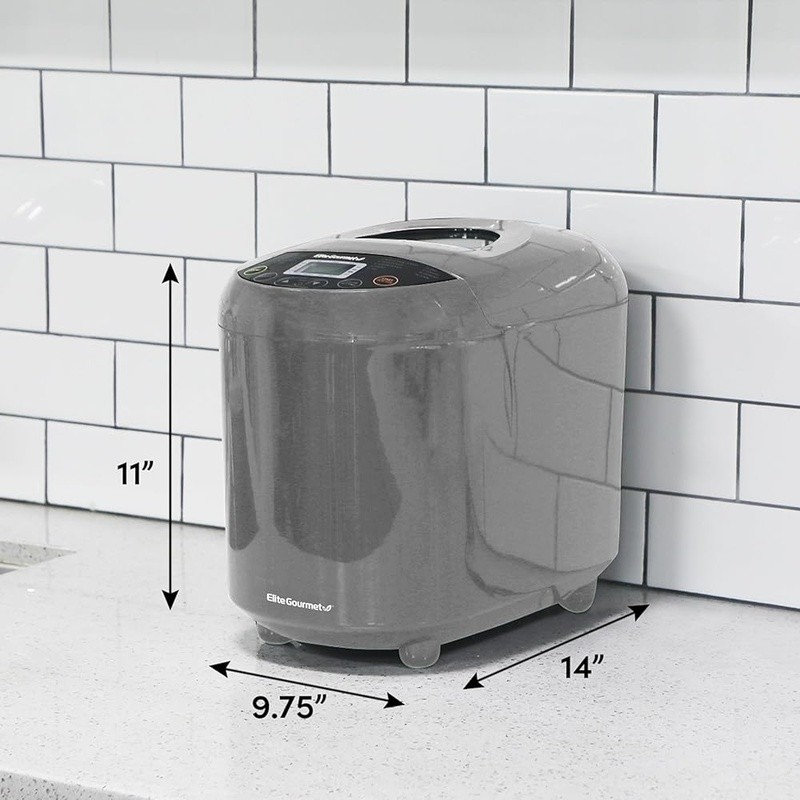 2LB Bread Maker Non-Toxic Ceramic PFAS-Free 19 Programs Delay Timer Fresh Baking