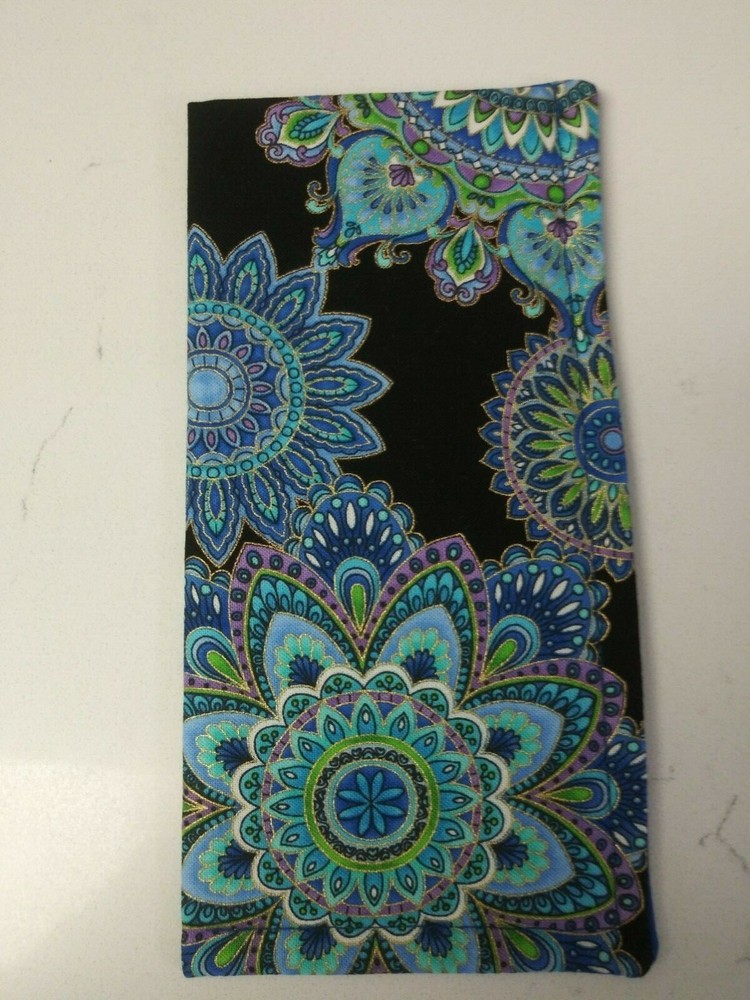 Sunglasses / Eyeglass Soft Fabric Case -Multi Misc Prints - padded and lined 