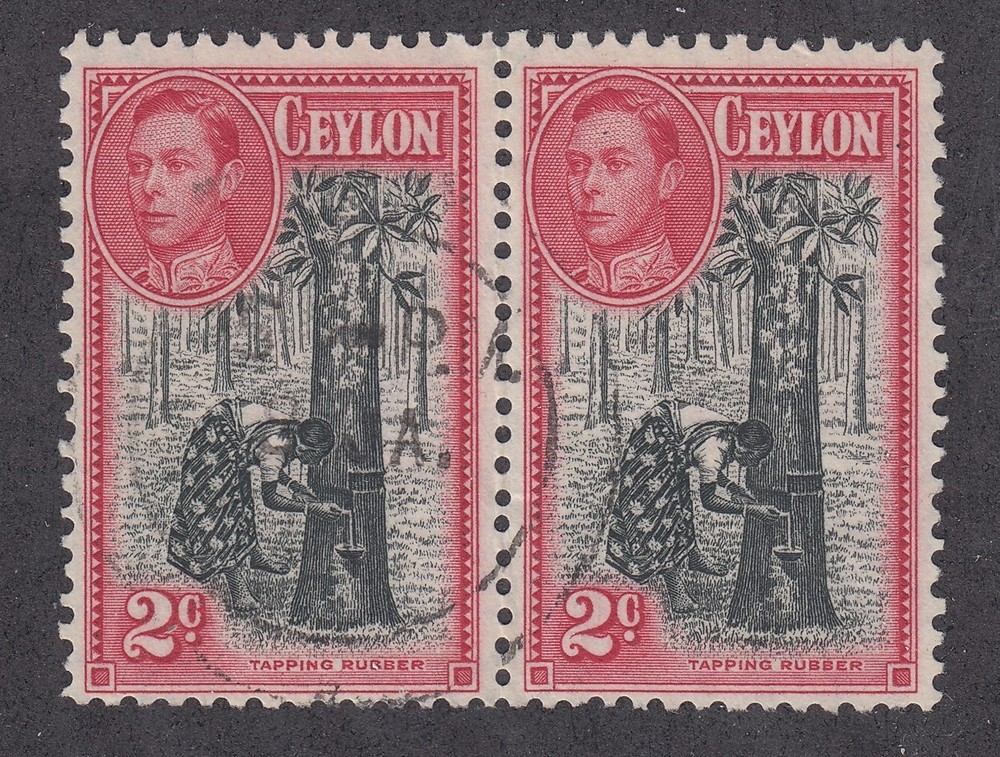 Ceylon #278c Used Pair