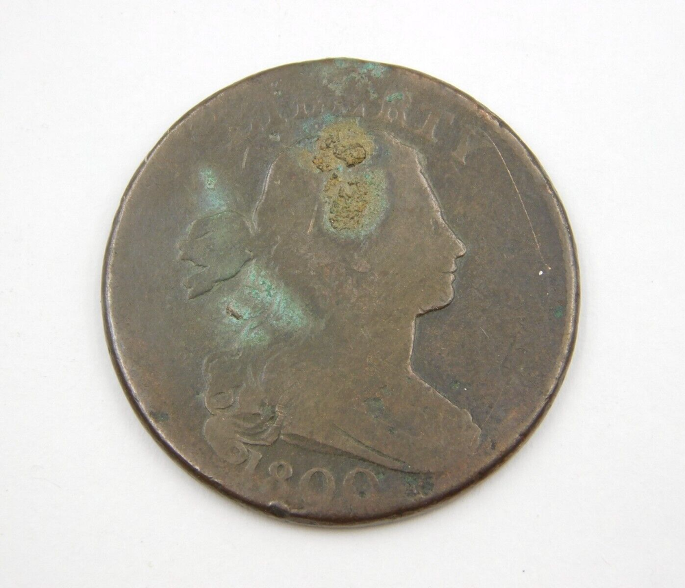 1800 Draped Bust Large Cent Lower Condition Sharp Full Date
