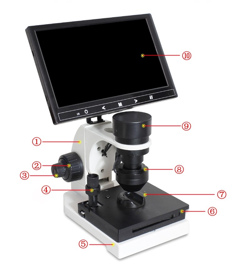 Digital Microscope Terminal Microcirculation Detection Nail Wall Observe Screen