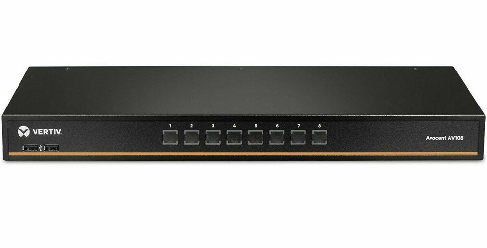 NEW Vertiv Avocent AV108-400 8-Ports Basic KVM Switch