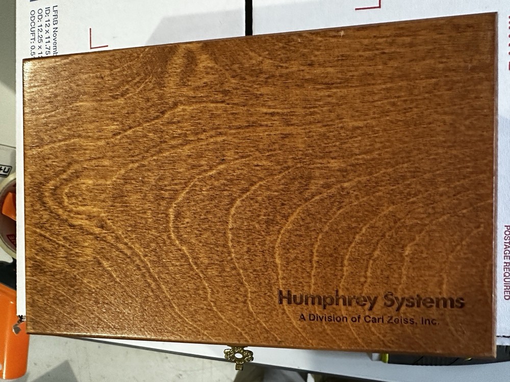 Zeiss Humphrey Reference Eye Test Eye Calibration Accessory W/ Case