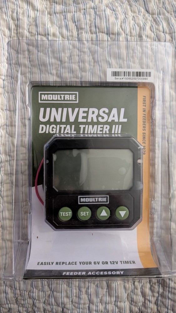 Moultrie 6v/12v Replacement Universal Digital Deer Feeder Timer III - MFA-15095