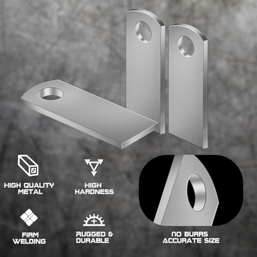 Weld on Tabs, Steel Basic Weld Tab, Universal Long type 1/8" Thick Uncoated