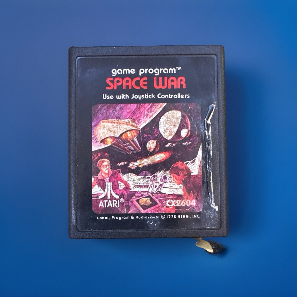 Vintage Atari CX-2600A Console Video Computer System W/ Controllers Tested