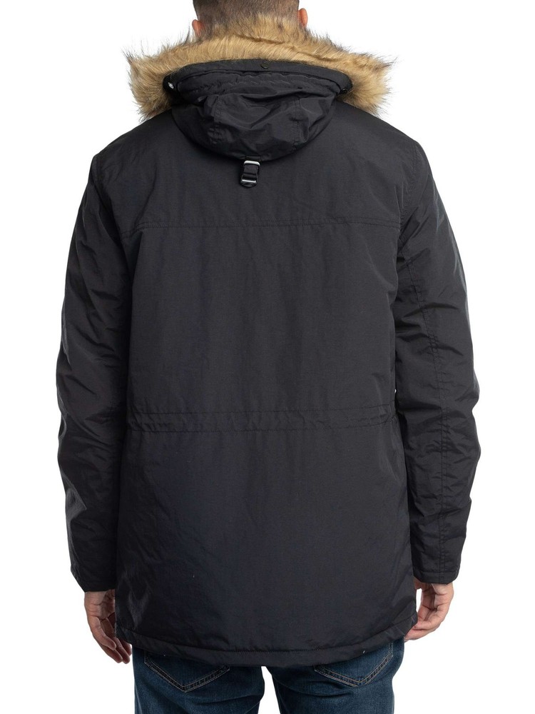 Sergio Tacchini Men's Budge Parka Jacket, Black