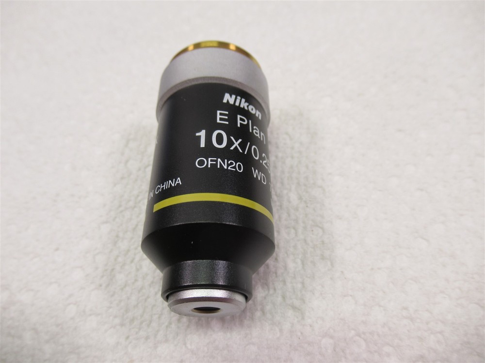 Nikon Eclipse E Plan 10x Microscope Objective Lens WD 7.0 Excellent Condition