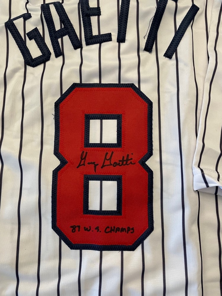Twins Gary Gaetti Signed Jersey W/COA