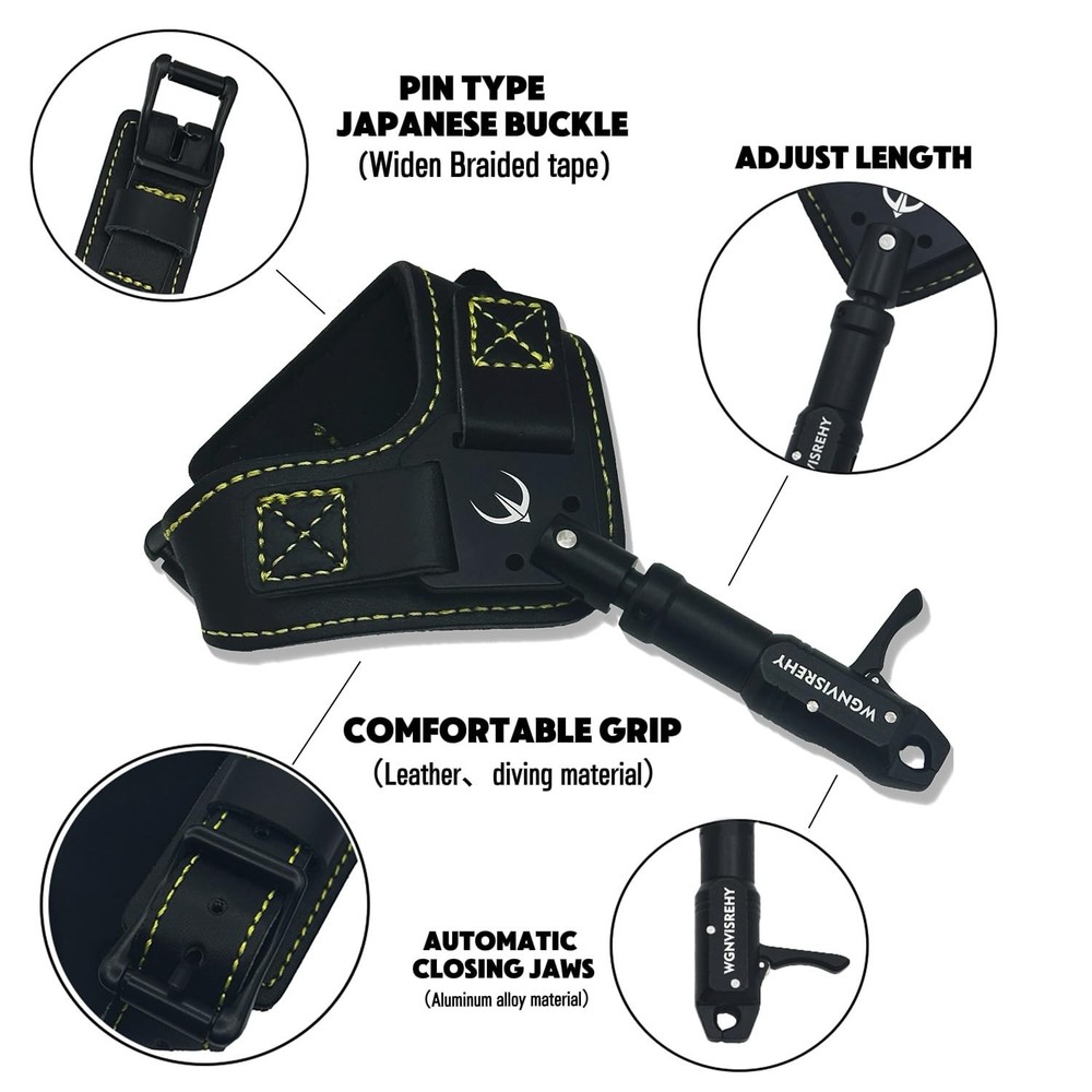 Archery Release, Bow Release for Compound Bow, Thumb Trigger Release with Wri...