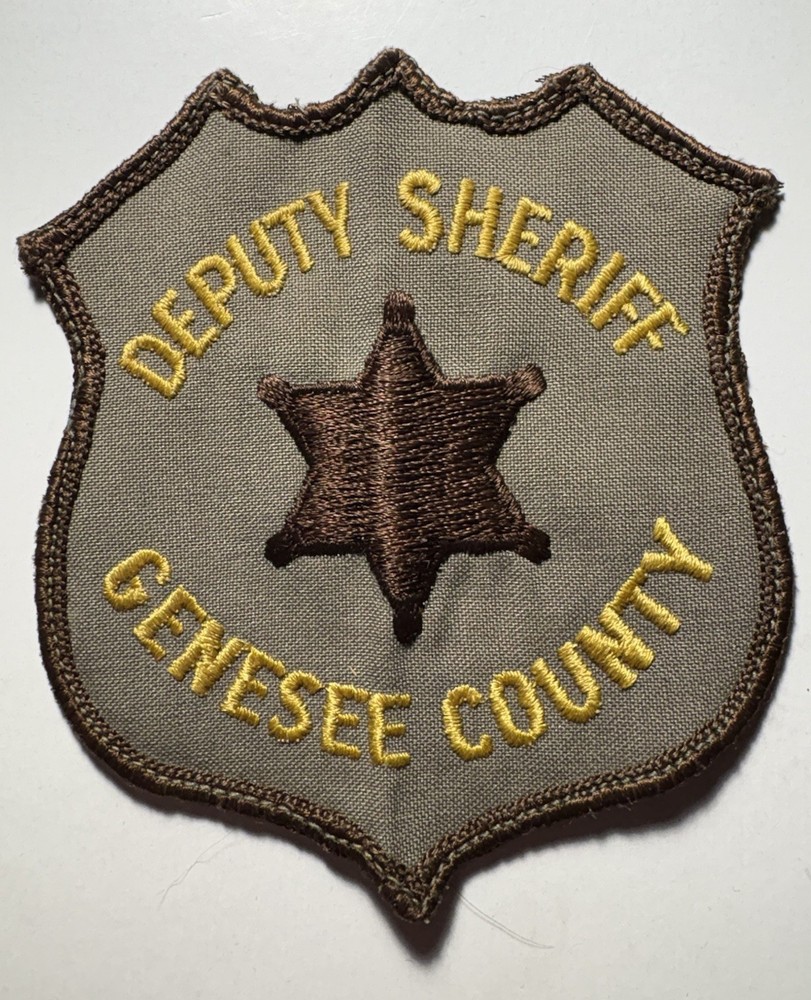 Genesee County Michigan Sheriff Patch ~ Vintage