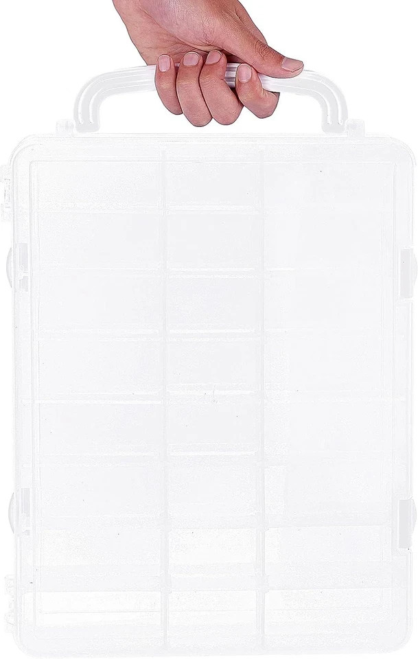 New brothread Double-Sided Storage Organizer/Box with Total 48 Adjustable