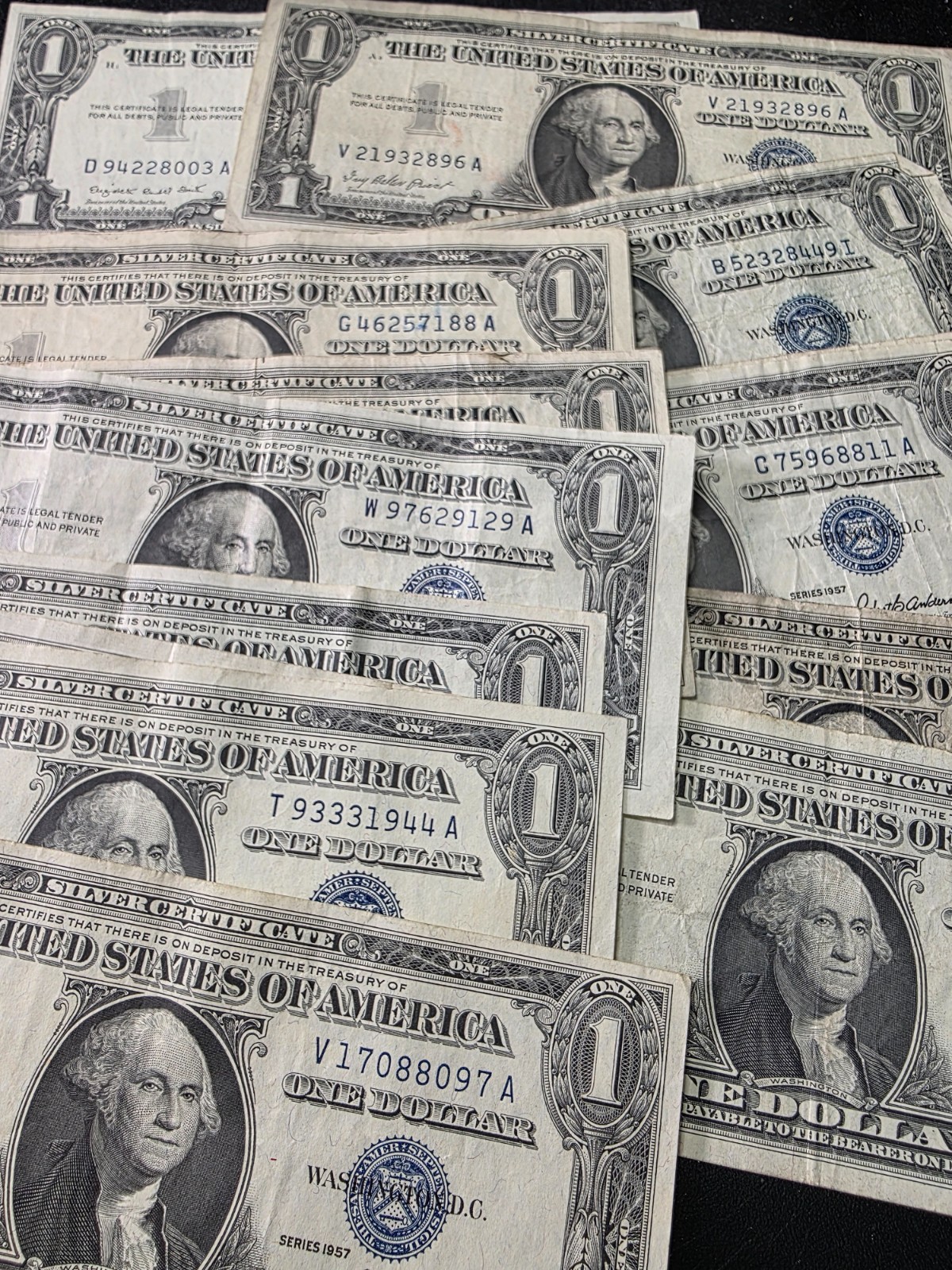 ☆1 Note from Lot☆ 1957 $1 Silver Certificate-Crisp XF/AU (Better Paper Quality)