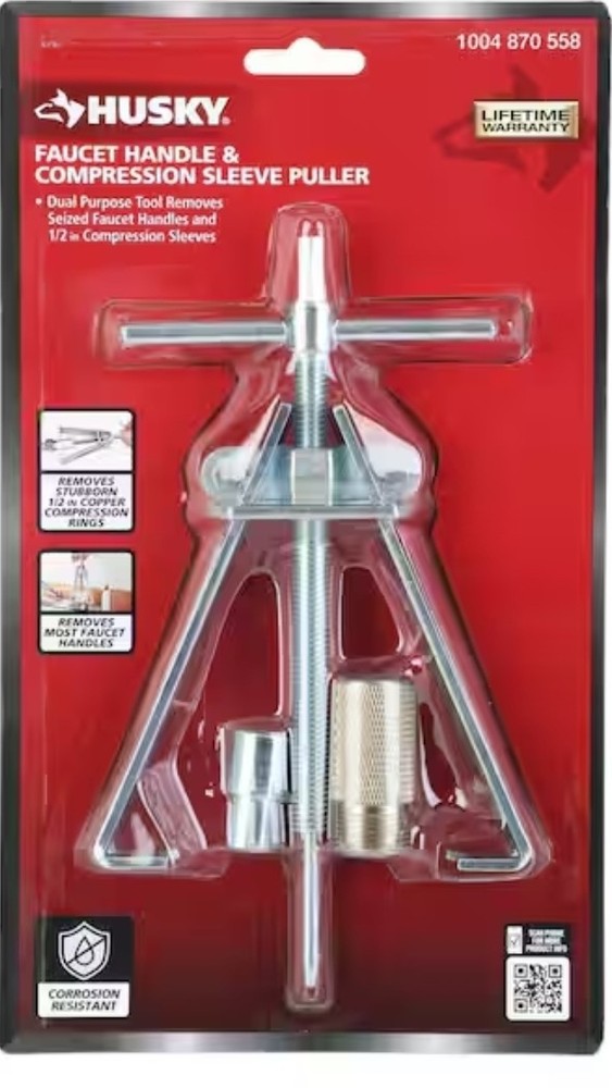 Husky Faucet Handle Compression Sleeve Puller
