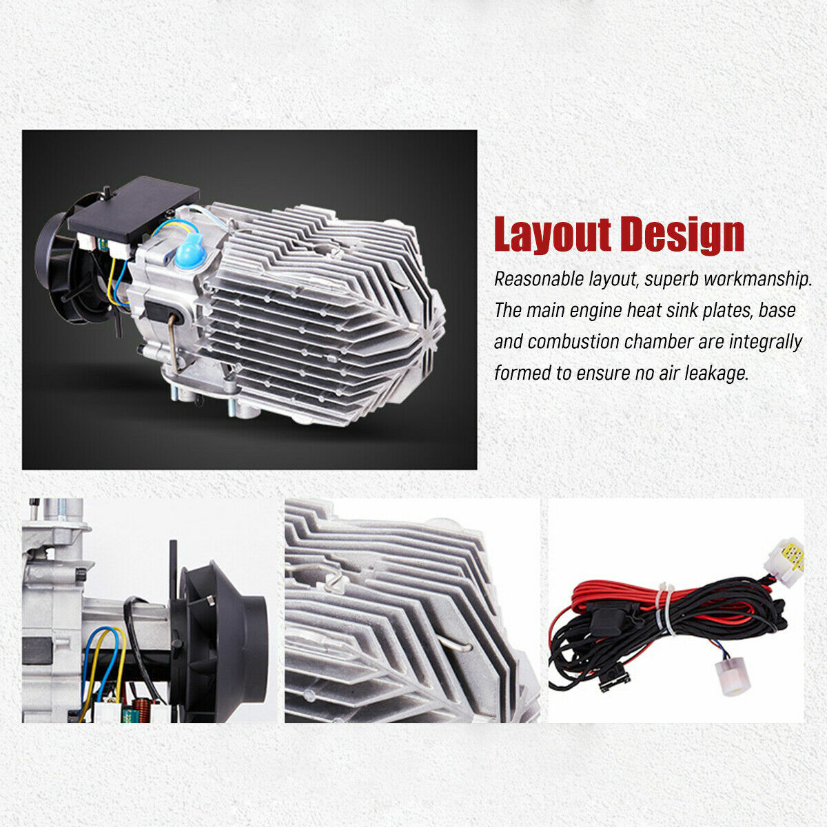 12V 8KW Air Diesel Night Heater Remote LCD For Car Motor Boat Truck