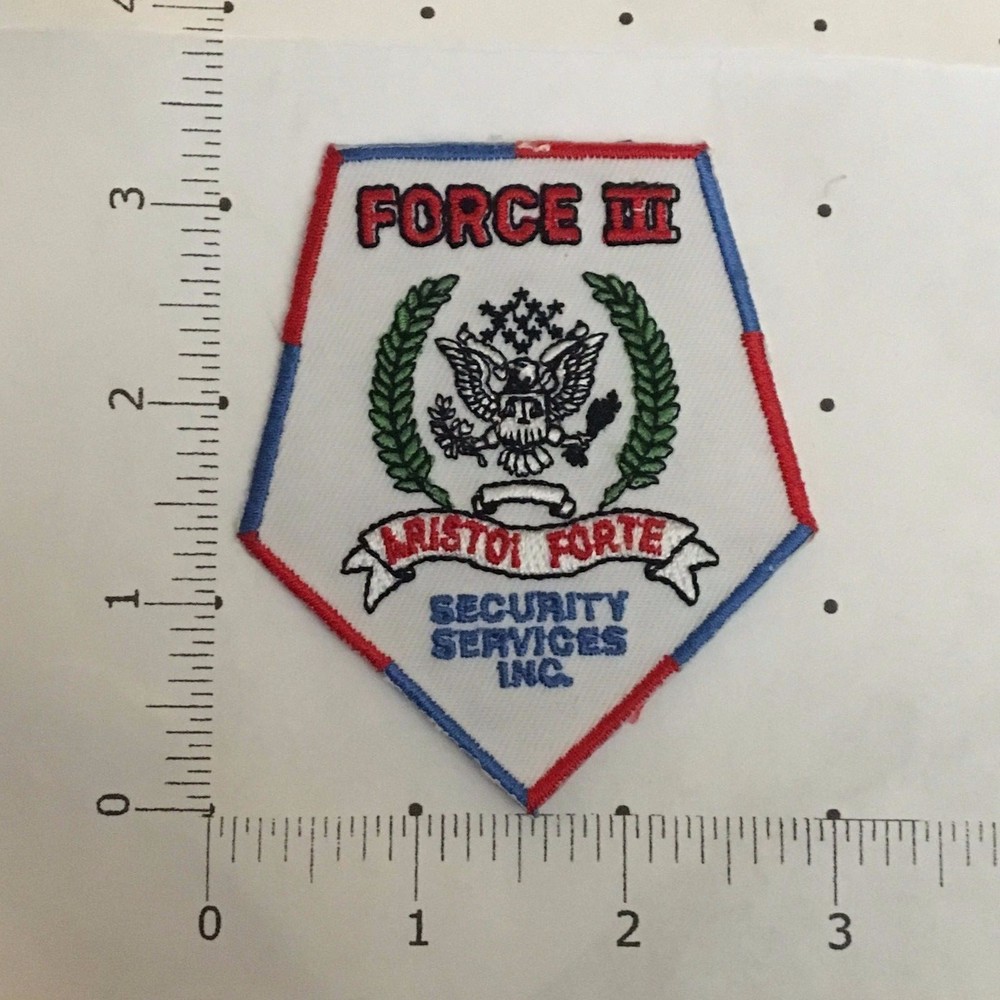 Force III Patch - Security Service - Aristoi Forte