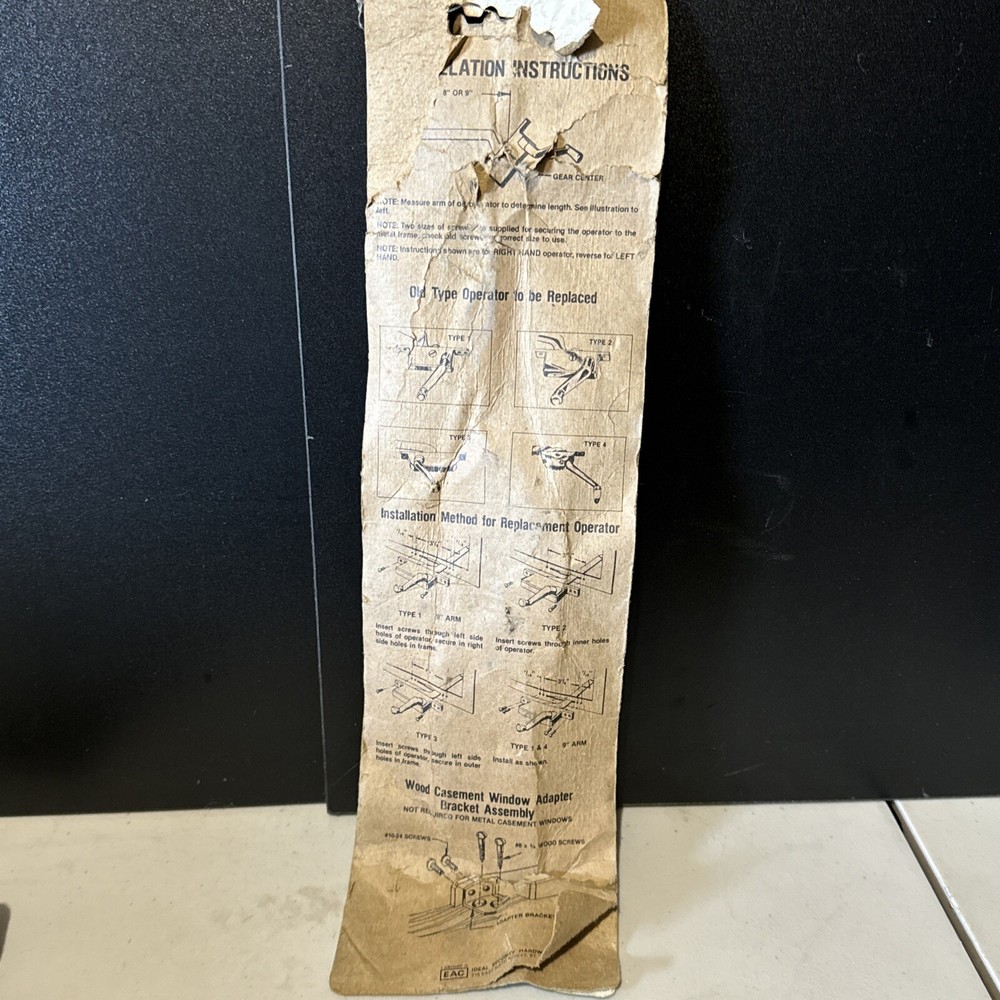 Ideal Security Hardware Casement Window Operator 9" Left Hand Operation-Silver