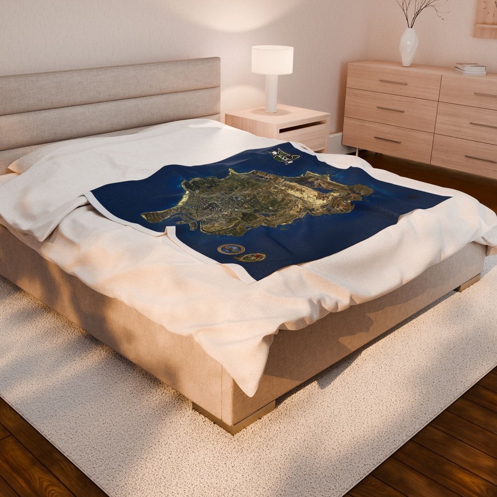 GTA 5 Satellite Map Island Blanket