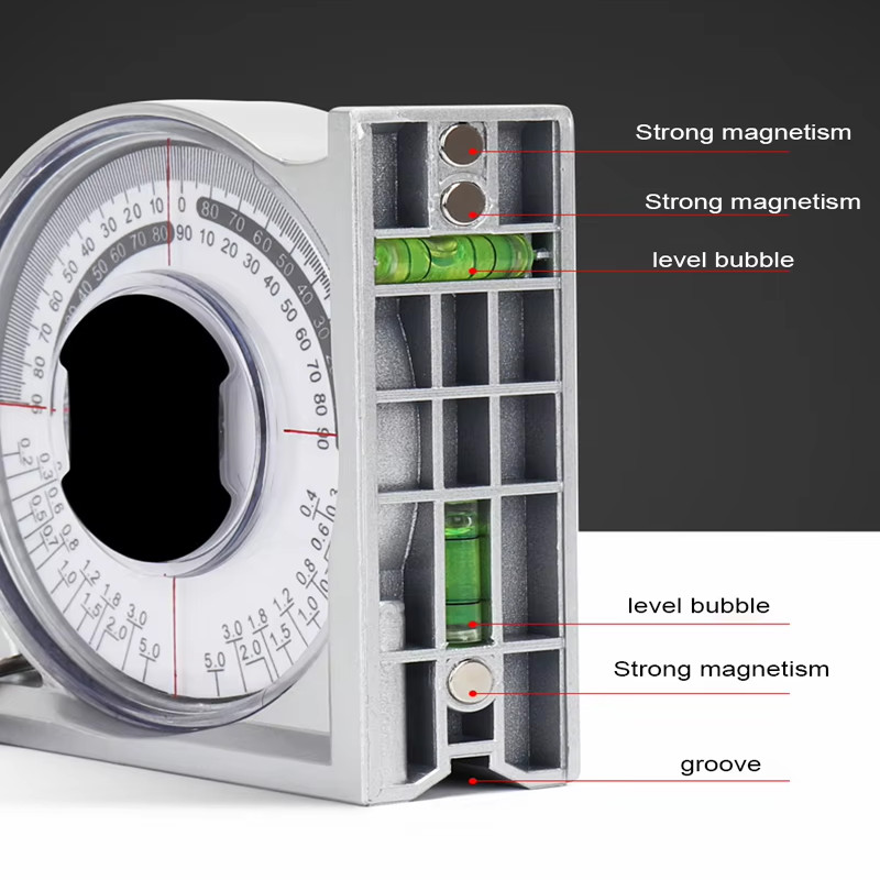 360°Magnetic Digital Protractor Angle Ruler Slope Level Inclinometer Level Meter