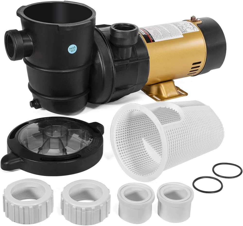 1.5HP Variable Speed Above Ground Pool Pump 2-Speed High Flow Serviceable