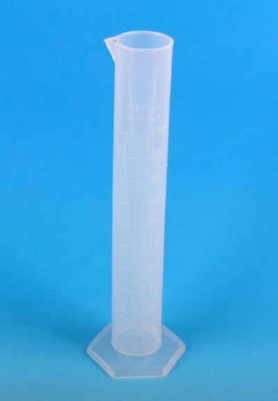 Lab Polypropylene Graduated Cylinder Hexagonal Base  2000ml new