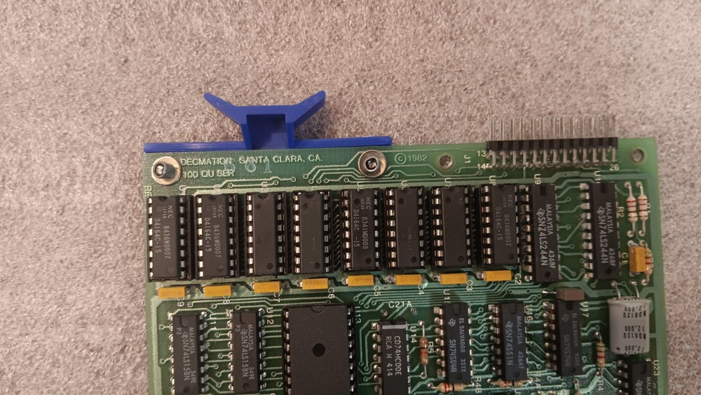 DEC Digital DECMATION D100Q Z80 processor card CP/M PDP-11 (1982)